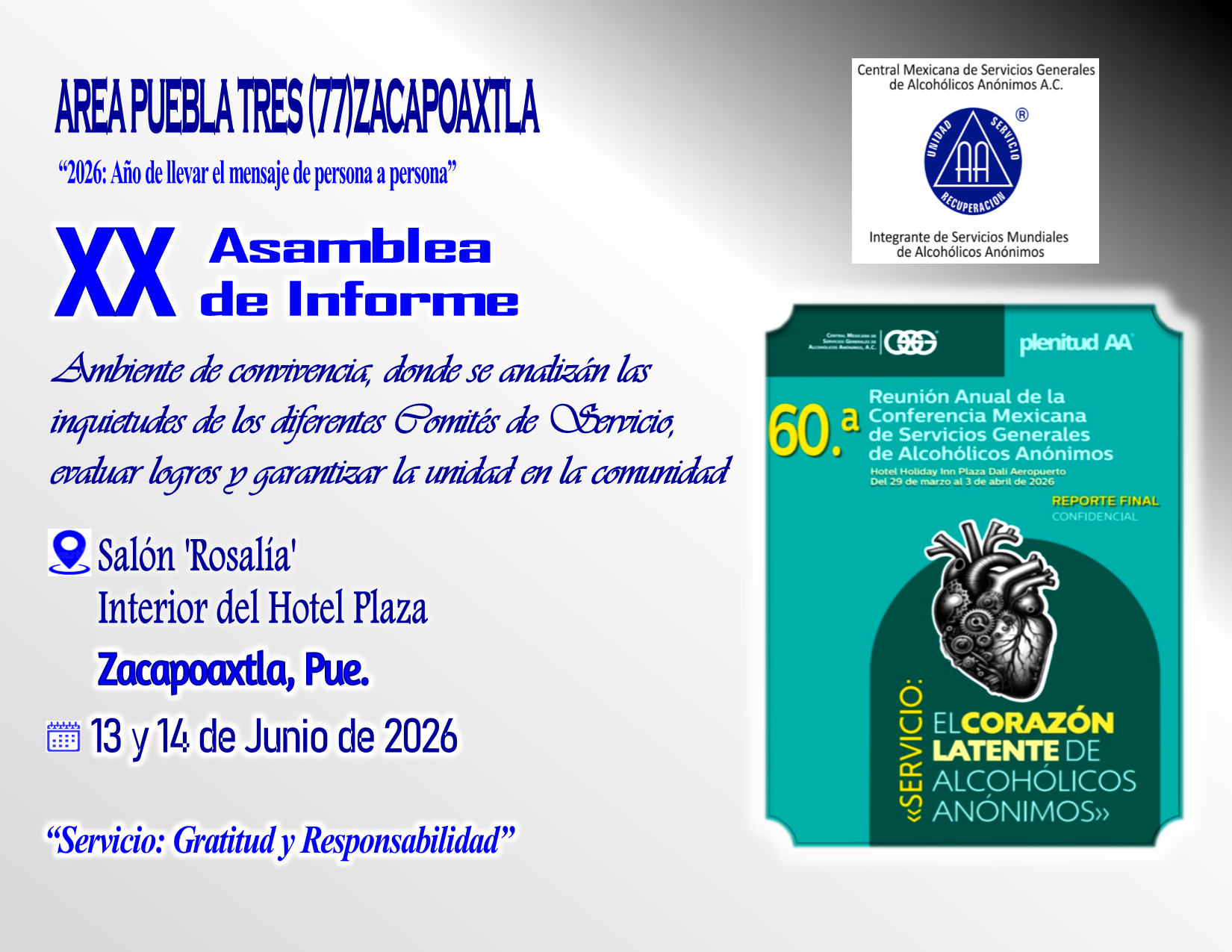 20a. Asamblea de Informe